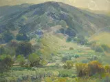 Hanson Puthuff, 'Quiet Hills', oil on canvas