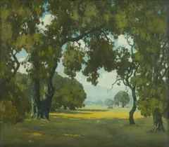 Charles L. A. Smith, In the Santa Maria Valley, watercolor on paper