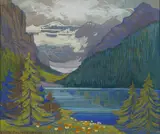 Elsie Palmer Payne, Lake Louise, Canada