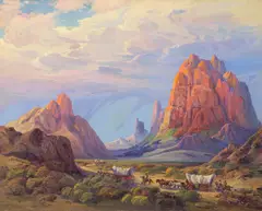 Fred Grayson Sayre, Monument Valley, oil on canvas
