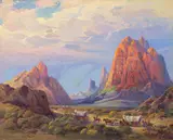 Fred Grayson Sayre, Monument Valley, oil on canvas