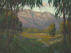 William Dorsey, Wildflowers, oil on canvas