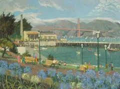 Louis Macouillard, 'From Victorian Park, San Francisco', oil on canvas