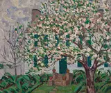 Allen Tucker, The House with Blossoms