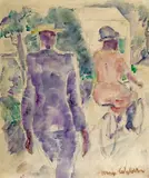 Max Weber, Cyclist in the park