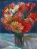 William James Glackens, Vase of flowers
