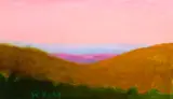 Wolf Kahn, On Retreat Pond; Toward New Hampshire at Sunset (2)