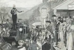 Howard Pyle, Politics in the Olden Time, grisaille on paperboard