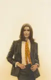 James Bama, Portrait of a Model in a Pin Stripe Suit
