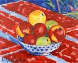Václav Špála, Still life with a bowl of fruit