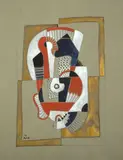 Gösta, Untitled, c. 1912, gouache, copper paint and pencil on paper