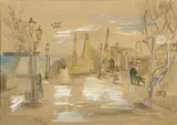 Ludwig Bemelmans, Aircraft Carrier in Leyte, Havana