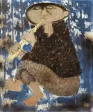 Giuseppe Migneco, Suonatore di Piffero, 1963, oil on canvas