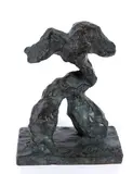 Jacques Lipchitz, Head, Hair and Hands, 1933, bronze with green patina