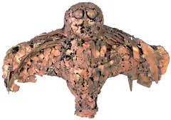 Owl, 1974 - 1975 by Eila Hiltunen, welded copper, sold Nov 2009