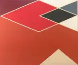 Larry Zox, Tikke (from the Diamond Cut Series), 1968, acrylic on canvas