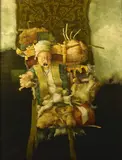 Jose Hernandez, Reliquia, 1970, oil on canvas