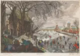 Aegidius Sadeler, Allegory of Winter, 1620, Coloured copper engraving, paper