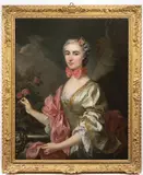 Charles André van Loo, Portrait of a Lady, First half of the 18th century, Oil on canvas
