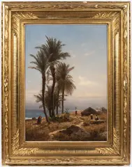 Michael Haubtmann, An Italian Landscape, 1874, Oil on canvas