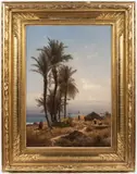 Michael Haubtmann, An Italian Landscape, 1874, Oil on canvas