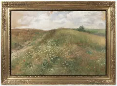 Antonín Slavíček, Summer, 1897, Tempera and syntonos on cardboard