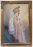 Věnceslav Černý, A Russian Girl, Around 1900, Pastel, paper