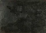 Franz Alfred Theophil Winter, "Strukturelle Information 'OSOR'", 1960, Mischtechnik, collagiert auf Leinwand