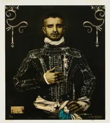 Hector de Gregorio, Othon Cavalier, 2010, Giclée-Print und Firnis auf leichtem Karton