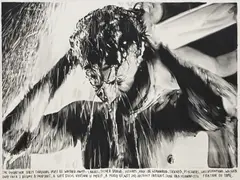 Rinus Van de Velde, The Disortion, 2014, Kohle auf Leinwand