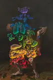 Christan Rex van Minnen, Deez Mothafuckin' Chakraz, 2015, Öl auf Leinwand