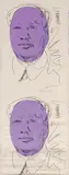 Mao by Andy Warhol, 1974, Farbserigrafie auf Tapete, sold Nov 2024