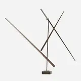 George Rickey, Two Up, One Down, 1988, silicon bronze