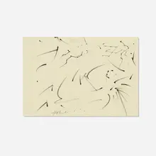 Hassel Smith, Untitled, 1997, felt tip marker on paper