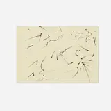 Hassel Smith, Untitled, 1997, felt tip marker on paper