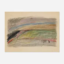 James Jarvaise, Untitled, 1960, colored pencil and graphite on paper