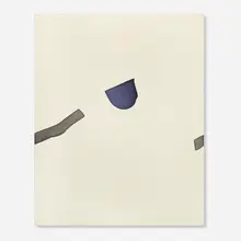 Untitled by Landon Metz, 2014, dye on canvas, sold Feb 2023