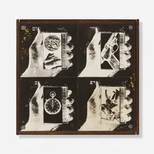 Wallace Berman, Untitled, c. 1965, Verifax collage on board in artist's frame