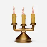 Genesis Belanger, Candelabra, 2021, lacquered, polished and patinated bronze