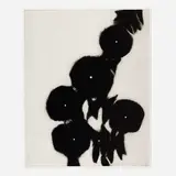 Donald Sultan, Morning Glories II, 1991, etching and aquatint on Somerset English 100