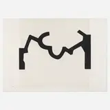 Eduardo Chillida, Leku-Aldatu, 1972, etching and aquatint on Fabriano