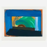 Howard Hodgkin, Gossip, 1995, screenprint in colors on Somerset