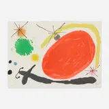 La Japonaise by Joan Miró, 1971, lithograph in colors on Rives vellum, sold Jan 2023