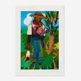 Romare Bearden, The Lantern, 1979, lithograph in colors