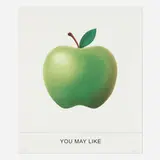 John Baldessari, Adam Wasn't Into It (from the Emoji series), 2017-2018, screenprint in colors