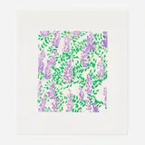 Wallflower 27 (from the Wallflowers series) by Donald Sultan, 2008, screenprint in colors, sold Jan 2023