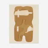 Conrad Marca-Relli, Untitled, 1970, mixed media collage, paper, burlap