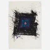 Paradise of Ash (SF-276) (one panel) by Sam Francis, 1981, lithograph in colors on HMP Koller handmade off-white, sold Jan 2023