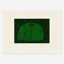 Yayoi Kusama, Pumpkin G, 1992, screenprint in colors on Arches