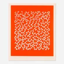 Double Impression II by Anni Albers, 1978, photolithograph, sold Feb 2025
